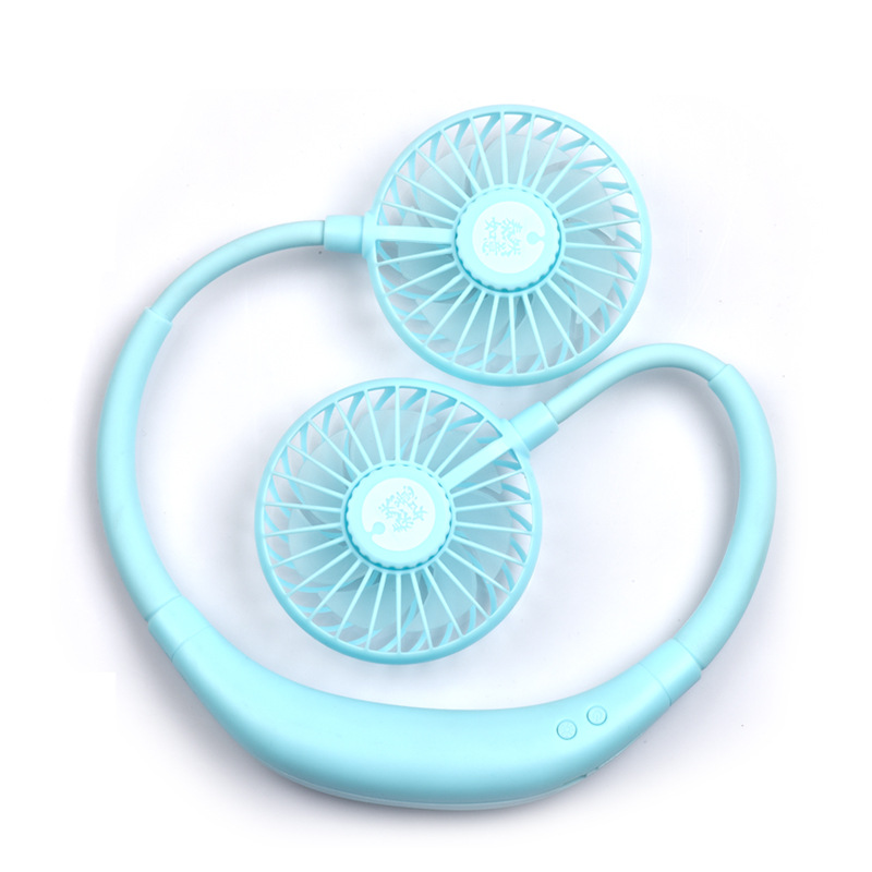 Transfronterizo mudo de tres generaciones Halter ventilador portátil mini USB de escritorio plegable al aire libre ventilador Halter Perezoso