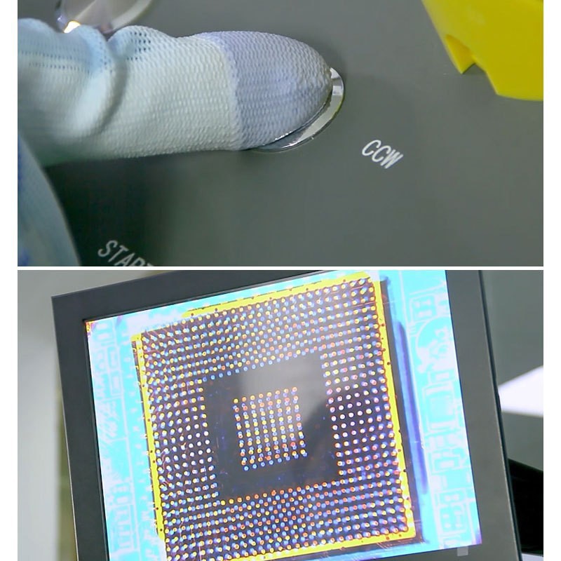 Estación de reparación óptica de alineación óptica de Zhuomao BGA, estación de precalentamiento de soldadura de BGA, equipo de estación de reparación LED inteligente infrarrojo