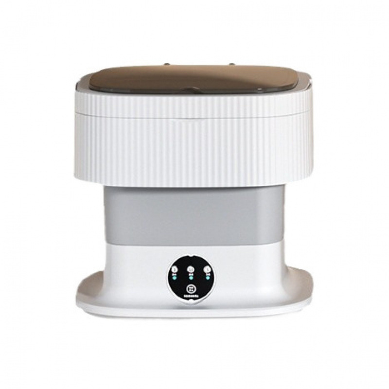 Lavadora plegable transfronteriza dormitorio pequeña máquina de lavado automático todo-en - uno portátil ropa interior infantil mini lavadora