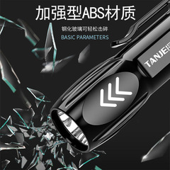 Cross-border LED special forces flashlight strong light USB charging super bright long-range small mini portable multifunction home light