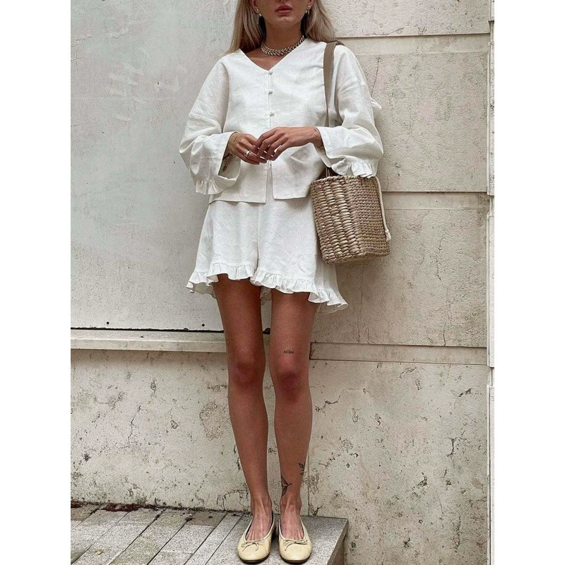 Летние украшения, комплект, хлопок и лен
