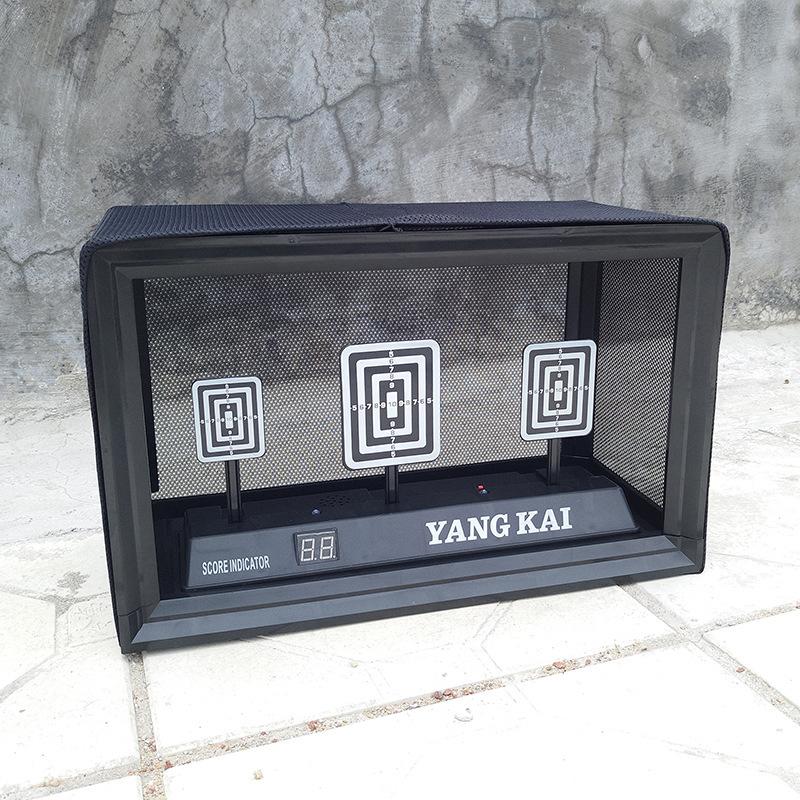 [Cross-border] Amazon Electric Target Competition Shooting Target Automatic Rebound Mobile Net Frame Electronic Scoring Target