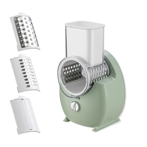 Fully automatic drum electric vegetable cutter multifunctional kitchen household drum grater potato shredded slicer