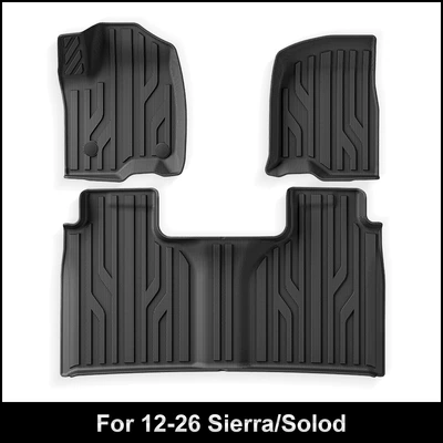 Suitable for 12-26 Models of Gmc Sierra, Chevrolet Silverado, and Silverado Tpe Car Floor Mats for Cross-Border Sales