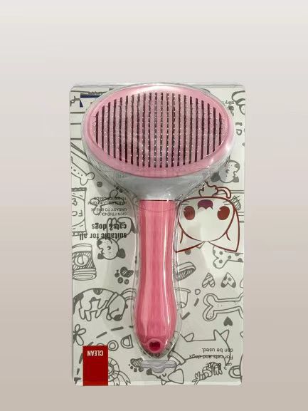 바늘 빗 [핑크] 종이 카드