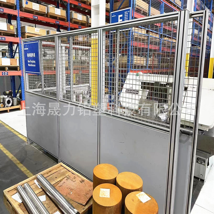 厂家加工工业安全防护围栏机器人防护栏 上门安装铝型材围栏免费