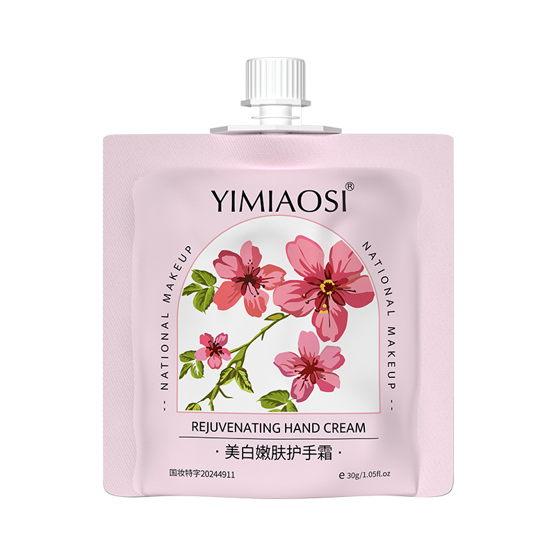 YIMIAOSI blanqueamiento piel rejuvenecedor crema de manos 30g fragancia floral fruta 10 sabor hidratante al por mayor