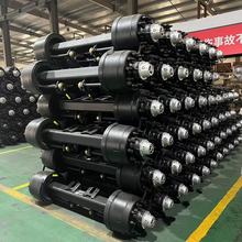 境外供应13吨半挂车车轴 3年50万公里免维护车轴 拖车免维护车桥