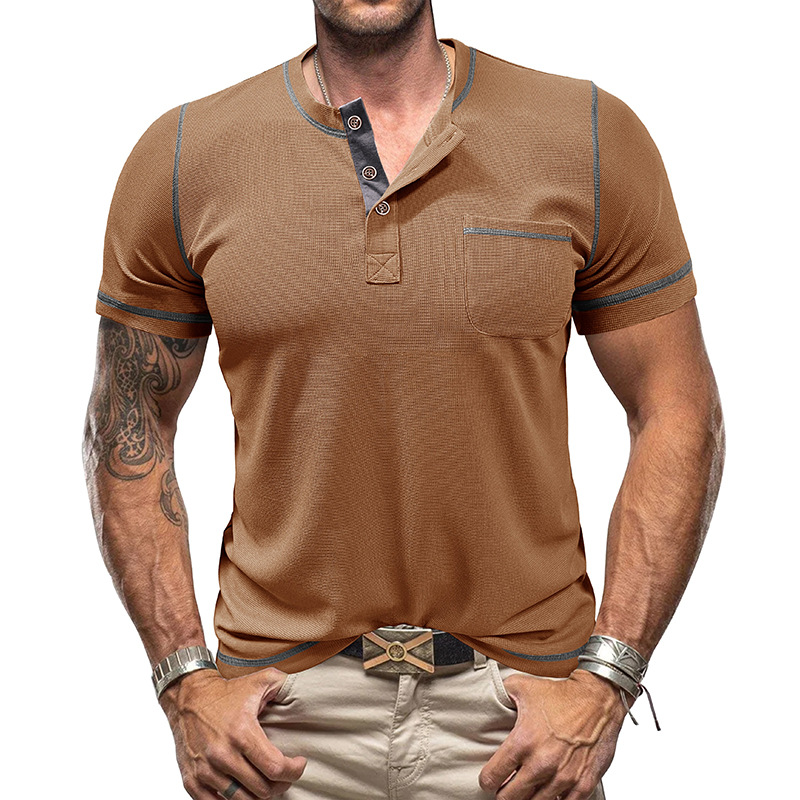 Hombres Color Sólido Playeras Ropa Hombre display picture 18