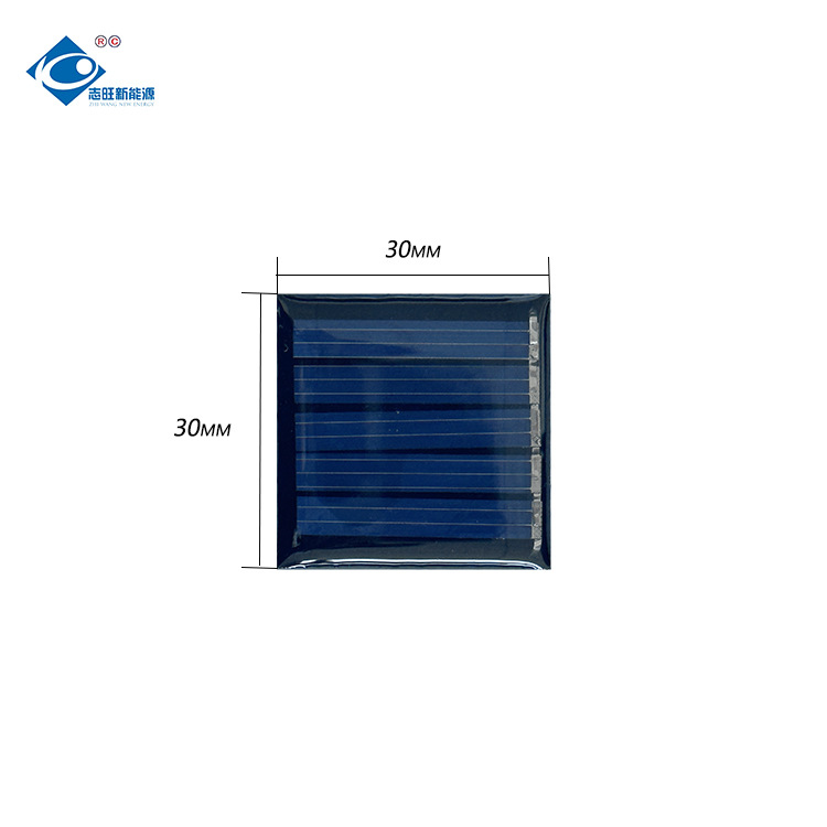 志旺30*30mm 多晶迷你2.5V 滴胶太阳能板30mA儿童智力开发DIY教具