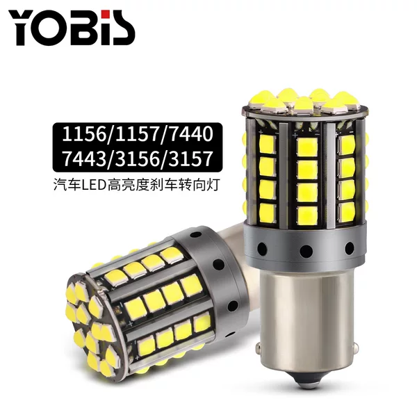 Yupis cross-border explosions led lights 12-80v turn signal 1156 3030-44smd 3D chip highlight