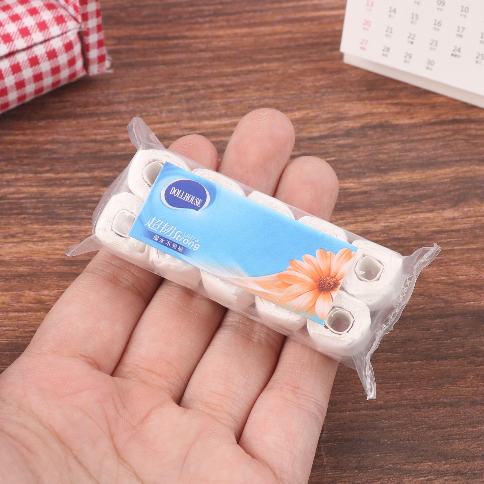 1:12 Dollhouse mini modelo escena ob11 accesorios miniatura rollo de papel nuevo