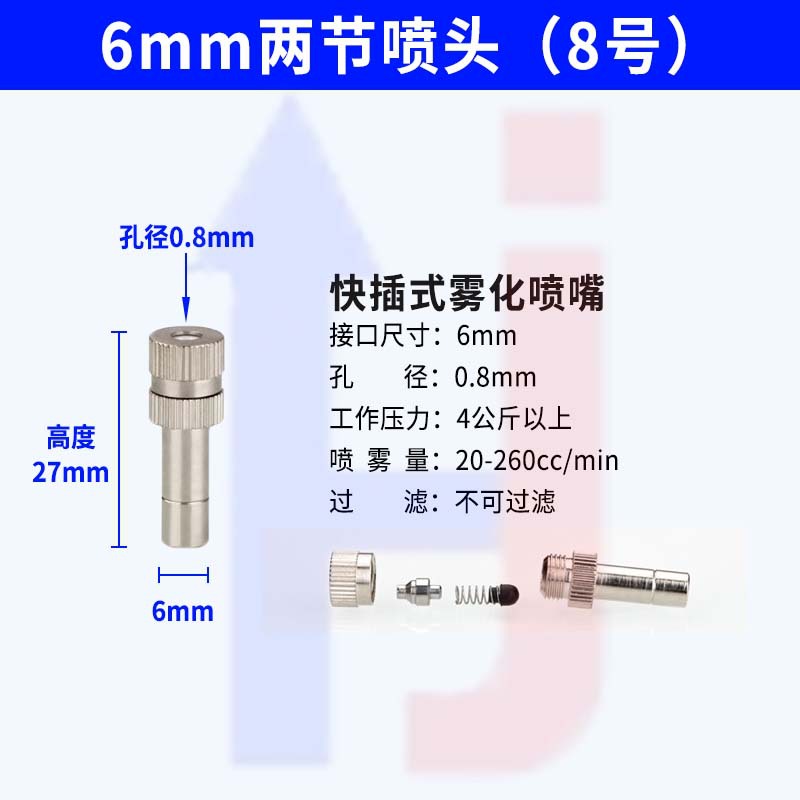 6mm 두 섹션 No. 8