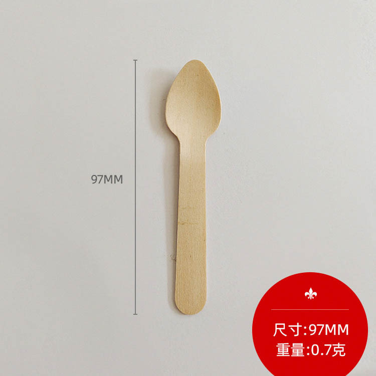 メーカー木製スプーン使い捨て分解性木製カトラリースプーン木製スプーン洋食デザートスプーンフルーツ小さな木製スプーン卸売|undefined