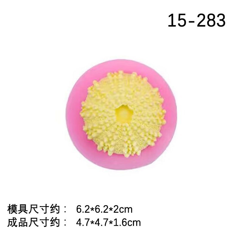 Molde de silicona de concha de concha de concha de concha marina de la serie Ocean Molde de horneado de fondant de vida marina