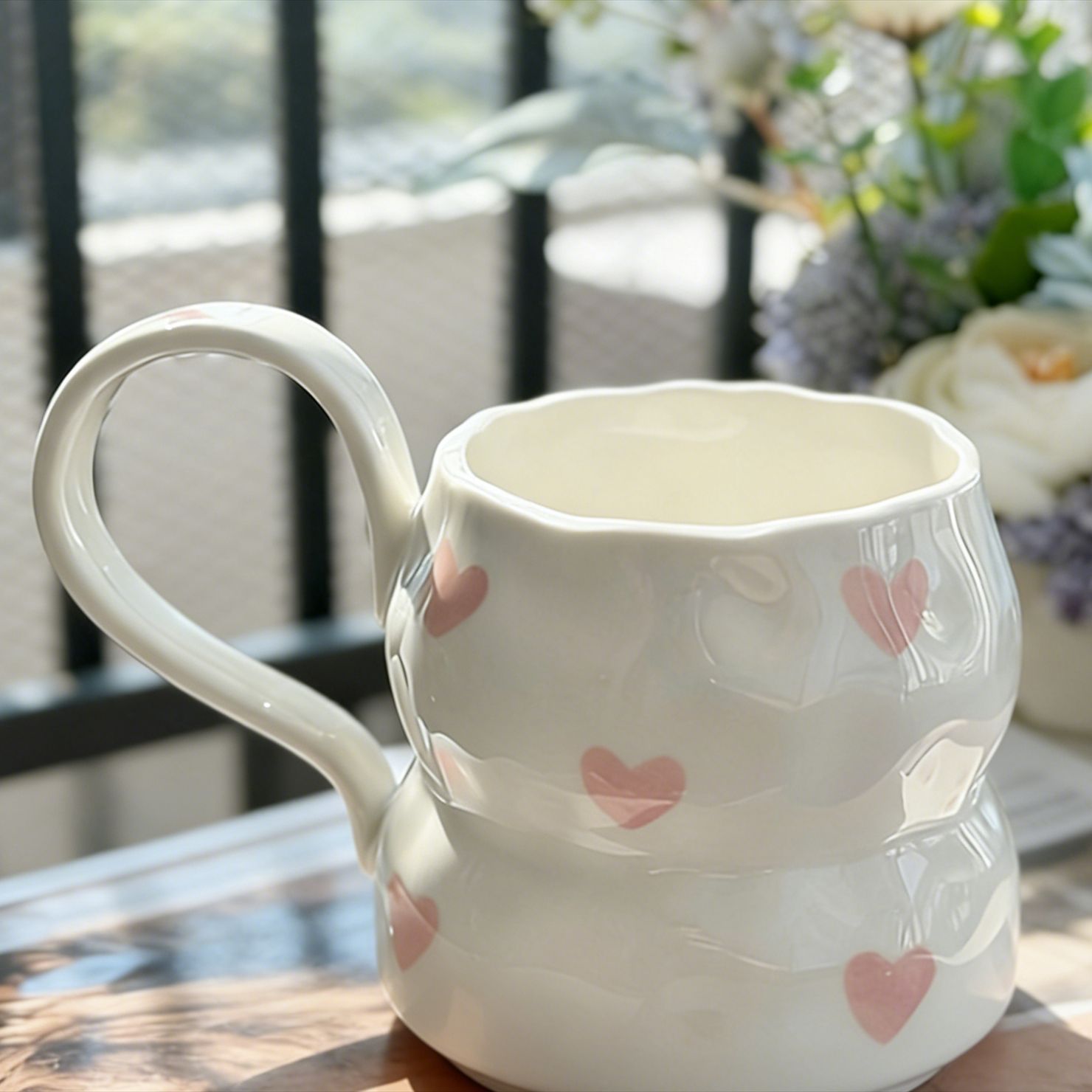 Transfronterizos mano mano pintada golondrina taza de cerámica retró nicho taza de café de desayuno conjunto de plato de taza de té