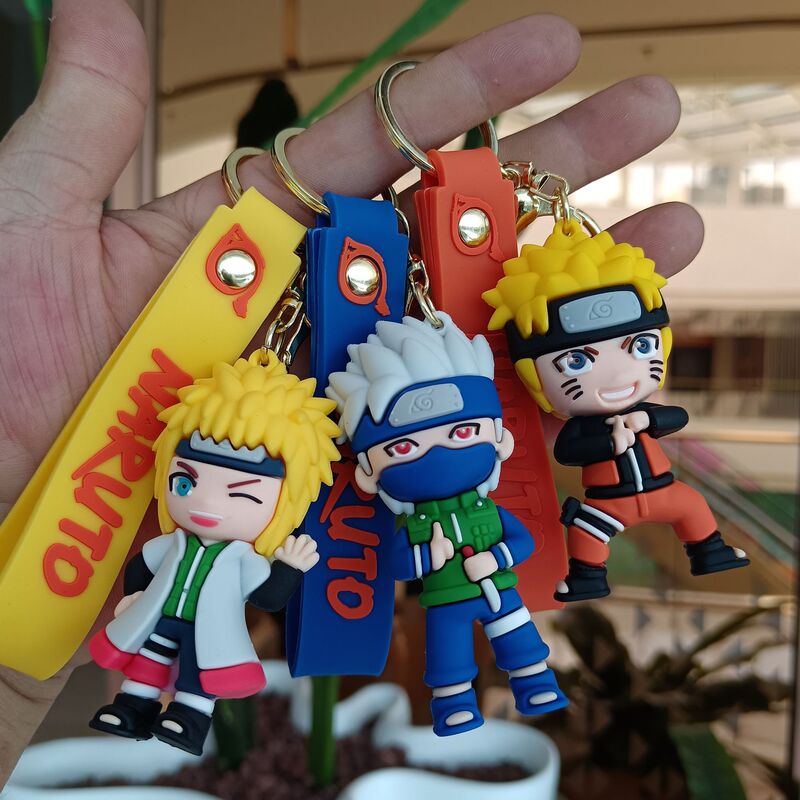 Cartoon Naruto key chain yuzhibo skunk anime key pendant schoolbag doll ornaments keychain wholesale