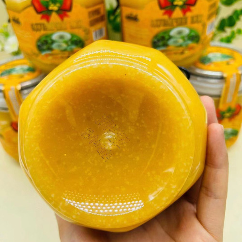 Russian imported golden dandelion honey 1000g bottled honey office snack drink