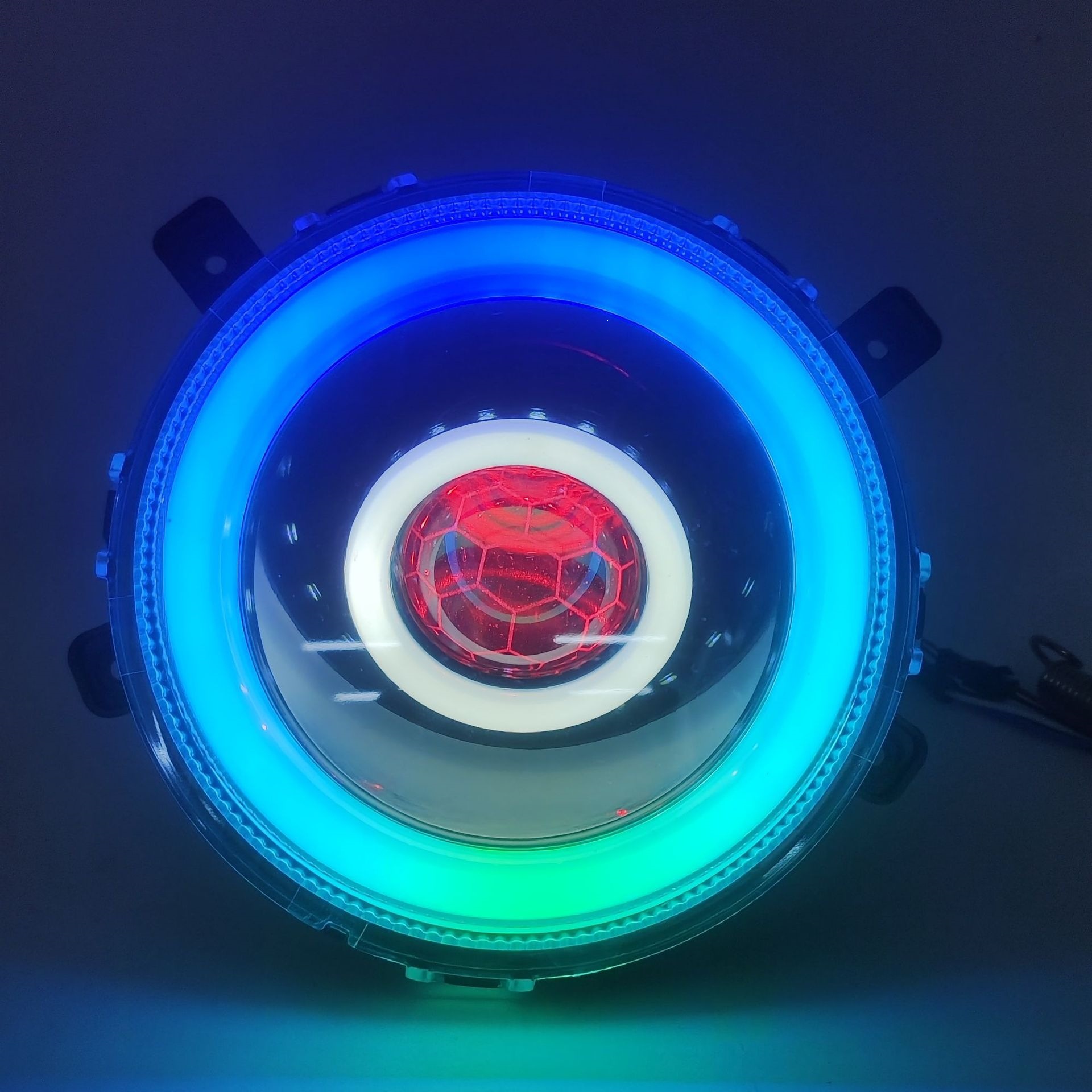 N9Gt Bull Bluetooth Adjustable 12V Honeycomb Headlight Taibang Songjie Jiadi Electric Vehicle Bull N9 Front Headlight