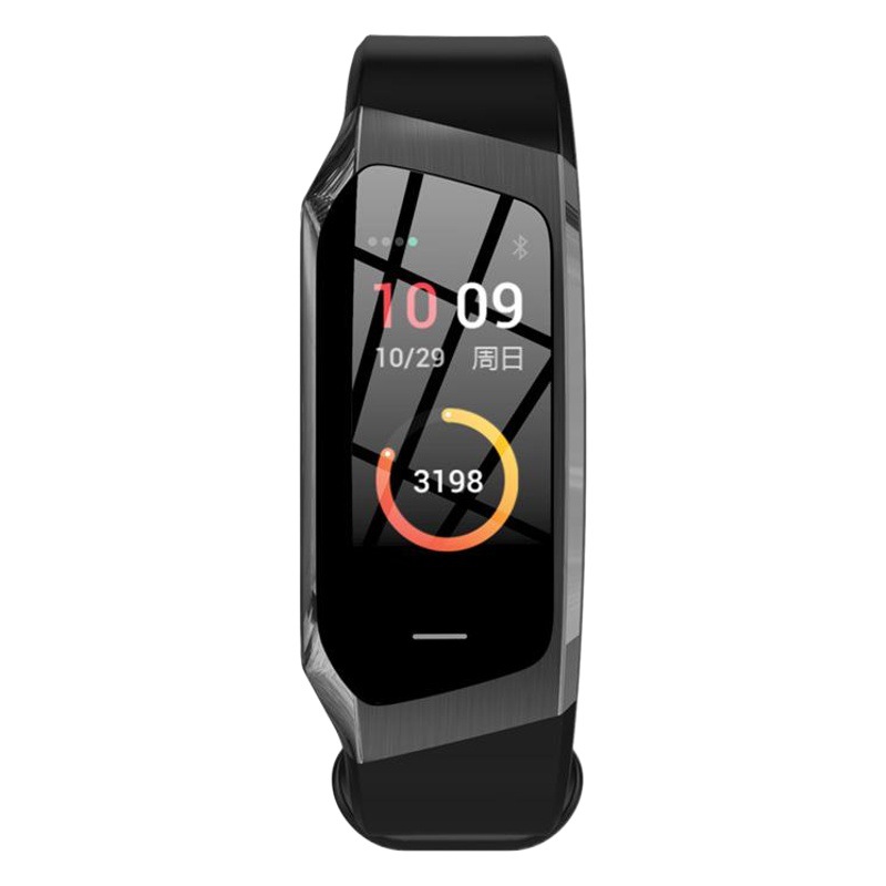 Nuevo estilo transfronterizo T69 pulsera inteligente pulsera curva 1.57Hband deportes frecuencia cardíaca presión arterial fábrica al por mayor