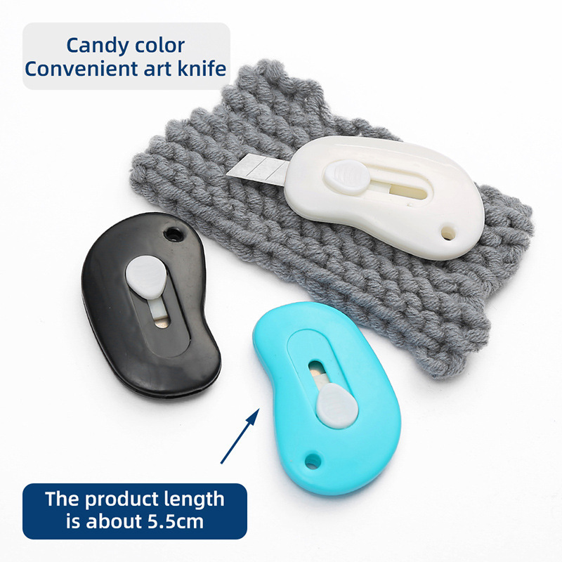 Cuchillo pequeño simple Mini cuchillo portátil Papel de corte de oficina Cuchillo de uso general para abrir Cuchillo expreso