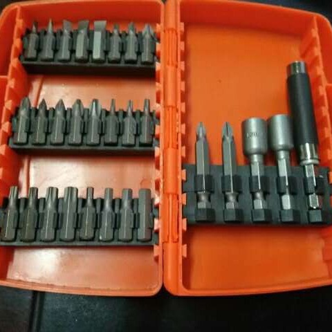 53件套组套 批头组套 内六角风批 压批筒十二花批头组合套装