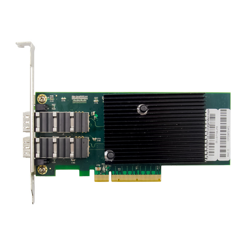 PCI-E X8转双口万兆光纤网卡10Gb双光纤口SFP服务器NIC网卡XL710-阿里巴巴