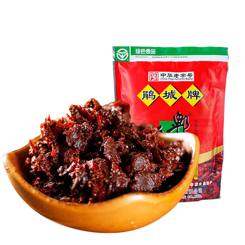 Direct factory sales Juancheng brand first-class Pidu chili bean paste 454g bagged authentic household stir-fry seasoning chili sauce batch