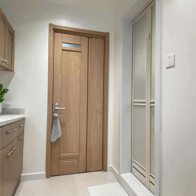 Bathroom Door 63% off Panel Sliding Door for Small Kitchen Indoor Sliding Toilet Breathable Louver 63% off Panel Sliding Door