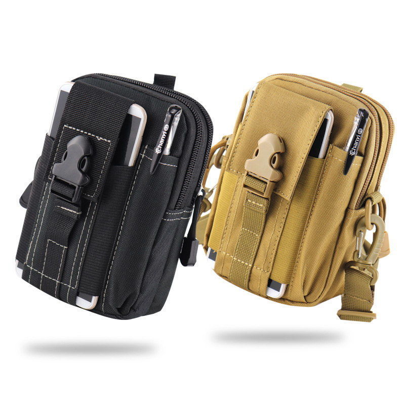 新款手机腰包穿皮带多功能运动手机套战术手机袋挂包5-6.4寸
