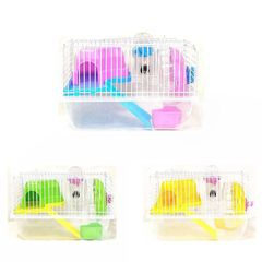 Factory sales hamster cage golden bear cage double-story villa hamster supplies toys square small manor cage