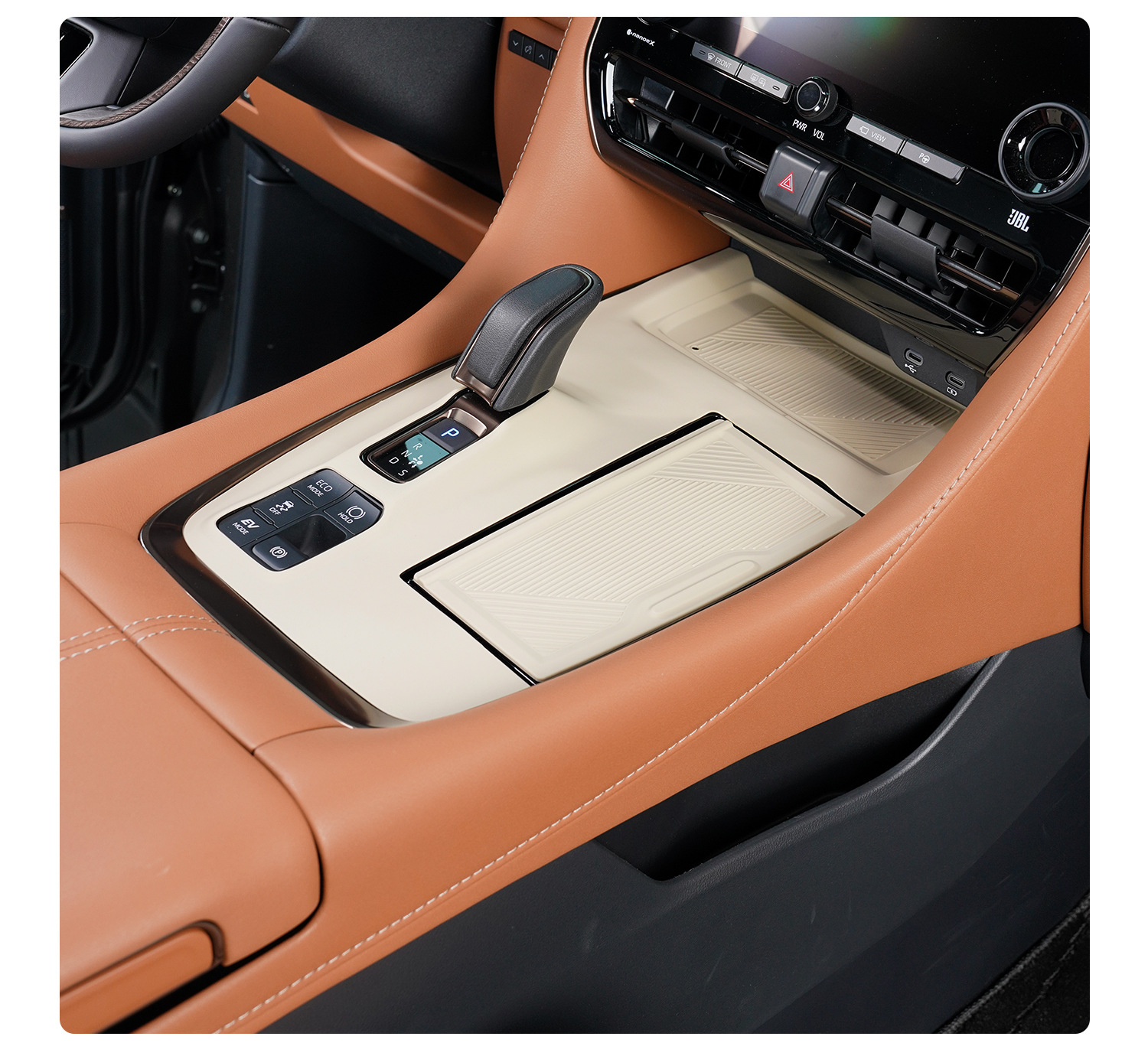 Suitable for 40 Series Alfa Central Control Gear Silicone Pad Alphard Wilfa Wireless Charging Protection Anti-Slip Pad