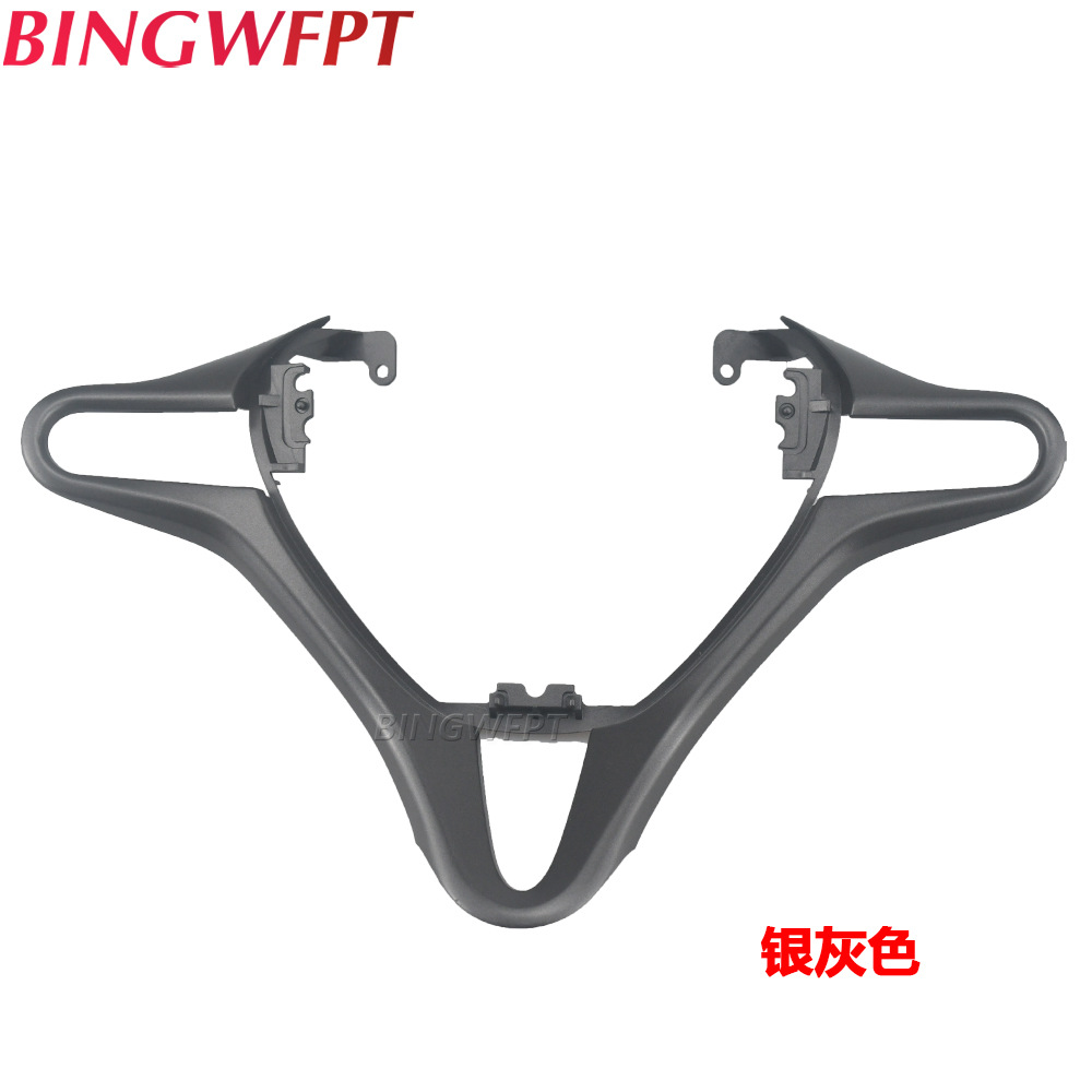 Suitable for 09-14 second-generation Fit Fengfan steering wheel decorative frame bright strip panel silver accessories modification