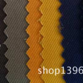 纱卡加厚涤棉TC58寸128*60 全工艺染色厚斜纹 斜纹布