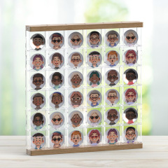 バー展示箱収納棚アクリル谷子バッジseria周辺同人ストラップ枠防塵展示棚