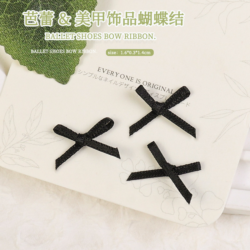 Accesorios de arco de uñas pieza de uñas accesorios de arco DIY tela de encaje mariposa decoraciones de uñas