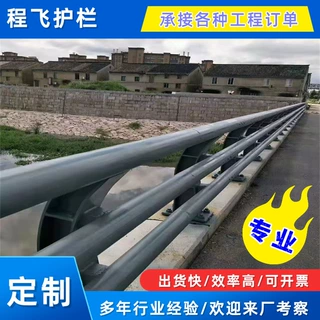 定制Q235桥梁防撞护栏高架桥两侧大桥防护栏杆公路防撞护栏厂家