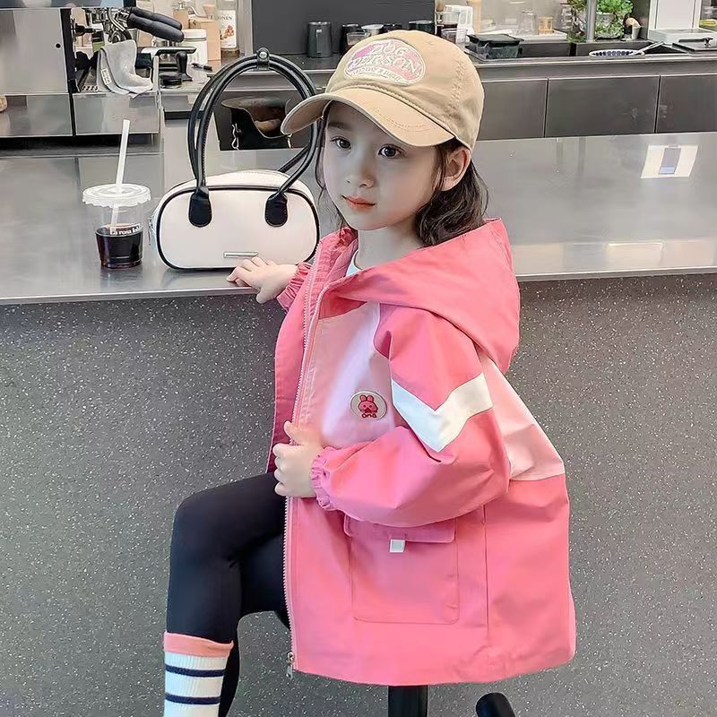 여아 3-IN-1 재킷 가을과 겨울 옷 2023 새로운 스타일 유행  소녀 가을 옷 어린이 가을 스타일