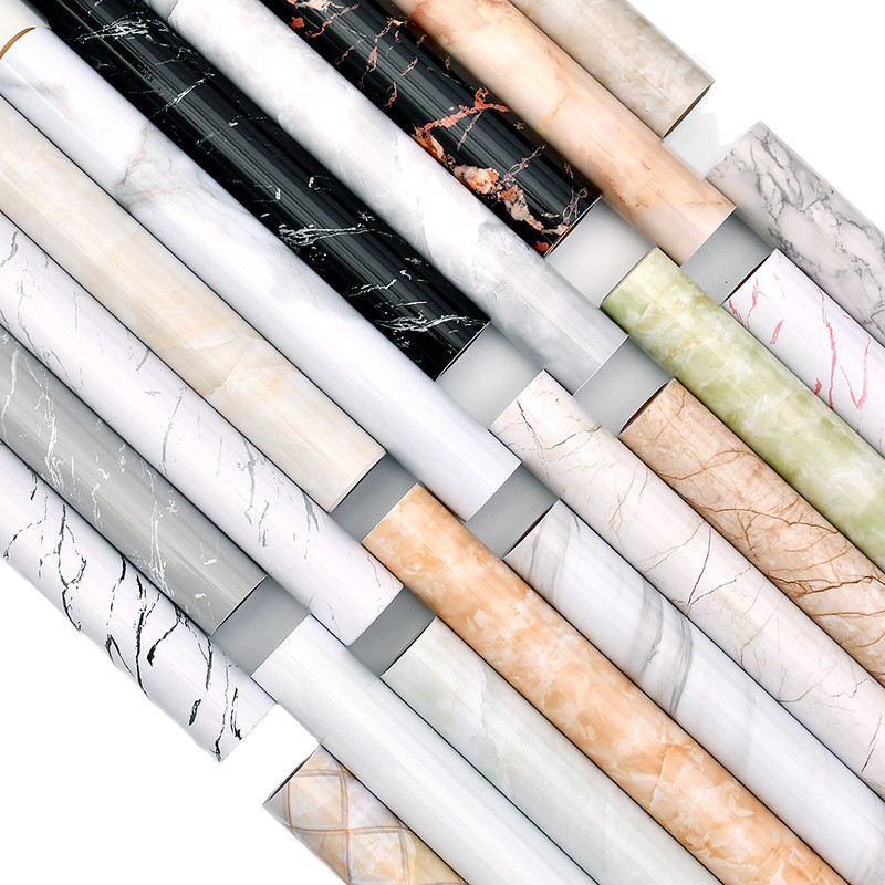 Papel pintado autoadhesivo transfronterizo puerta de cocina renovación de papel pintado impermeable a prueba de humedad pegatinas 40cm comercio exterior papel pintado en venta caliente