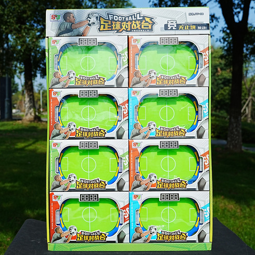 Cross-border Amazon children's double competitive battle small football table toy parent-child interactive tabletop kicking toy