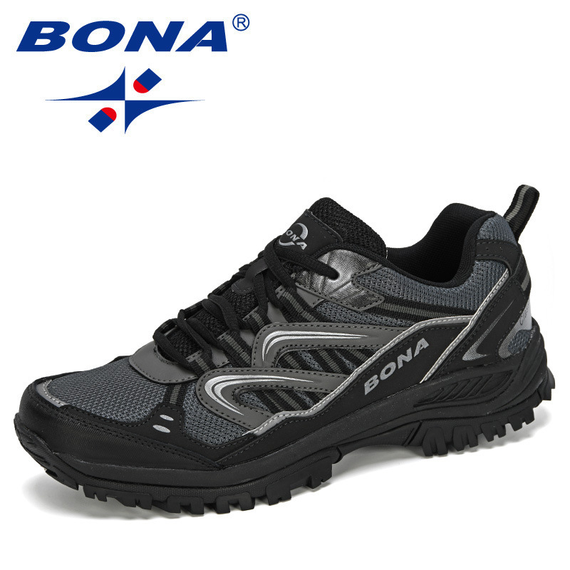BONA Running Shoes Men's Summer Outdoor Hiking Shoes Mesh Breathable Men's Running Shoes Hiking Shoes Reflective Sneakers BONA Running Shoes Men's Summer Outdoor Hiking Shoes Mesh Breathable Men's Running Shoes Hiking Shoes Reflective Sneakers
