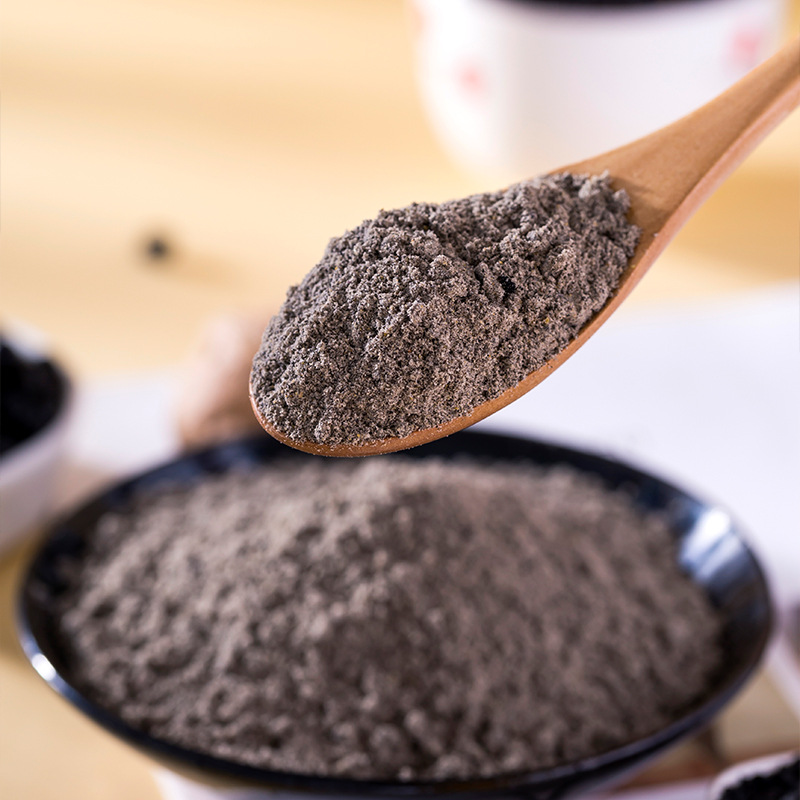 Manufacturer self-packaged black sesame walnut mulberry powder, directly brewable five-grain meal replacement powder, wholesale ODM