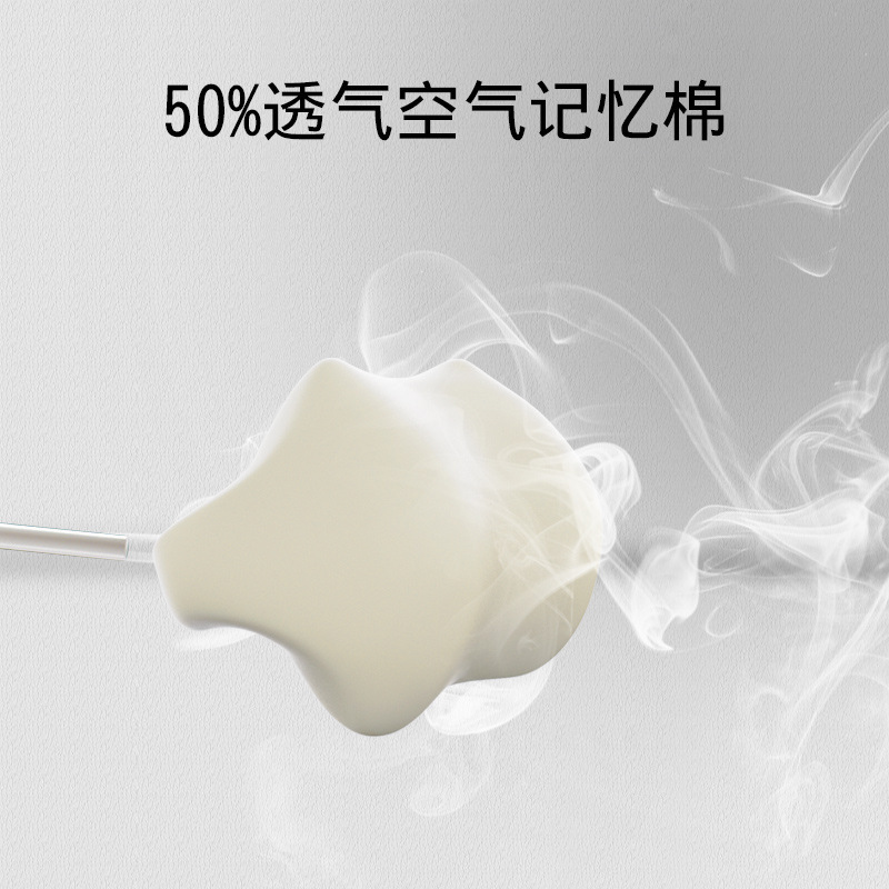 按摩头枕汽车电动护颈枕车载开车用车内座椅颈椎靠枕记忆棉腰靠|undefined