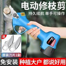 龙韵电动剪刀果树修枝剪刀无线锂电园林园艺剪枝粗枝剪子家用电剪