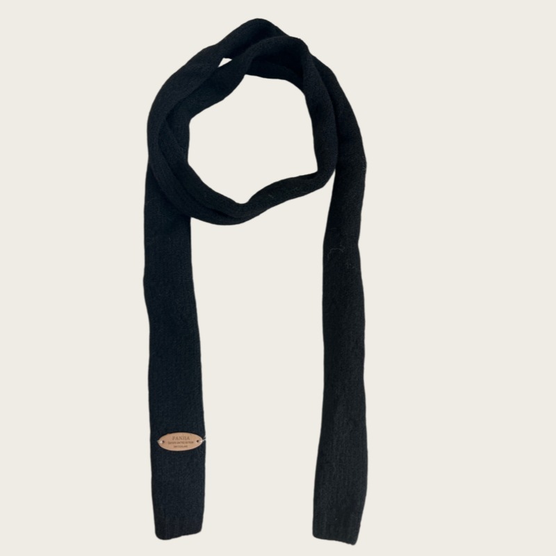 Cuello de Punto Estrecho de Fibra Acrílica Térmico para Otoño e Invierno