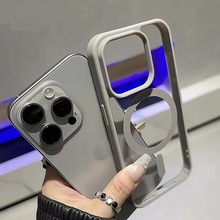 适用苹果16PRO磁吸14手机壳iPhone15/XSMAX7/8p保护套12/13时尚