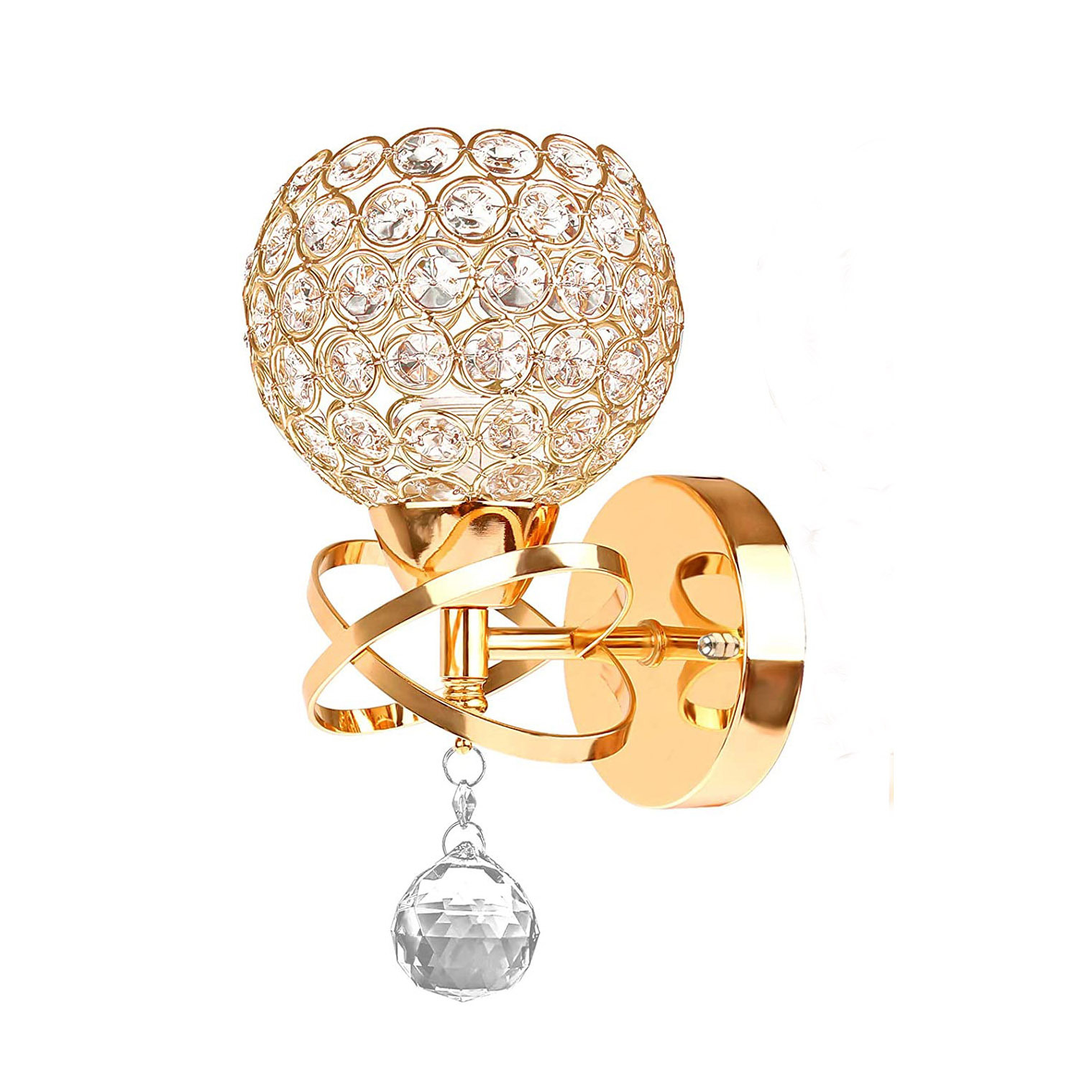 Americana moderna minimalista cristal espejo frontal lámpara interior dormitorio vestidor espejo gabinete nueva lámpara de pared al por mayor