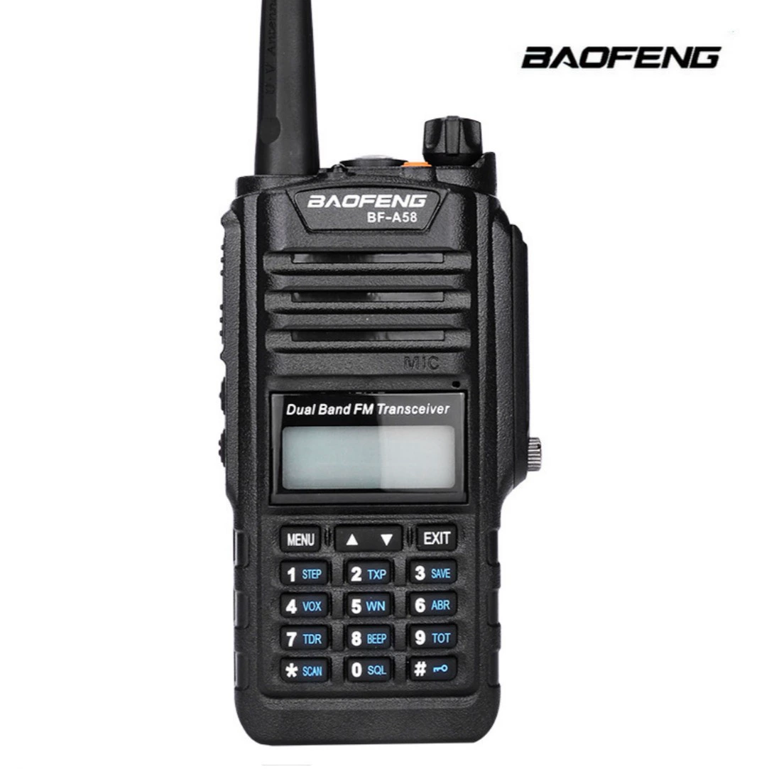 Intercom Baofeng/Baofeng BF-A58, степень защиты IP67 по влагозащите и пылезащите, T51 двойной сегмент с большим экраном