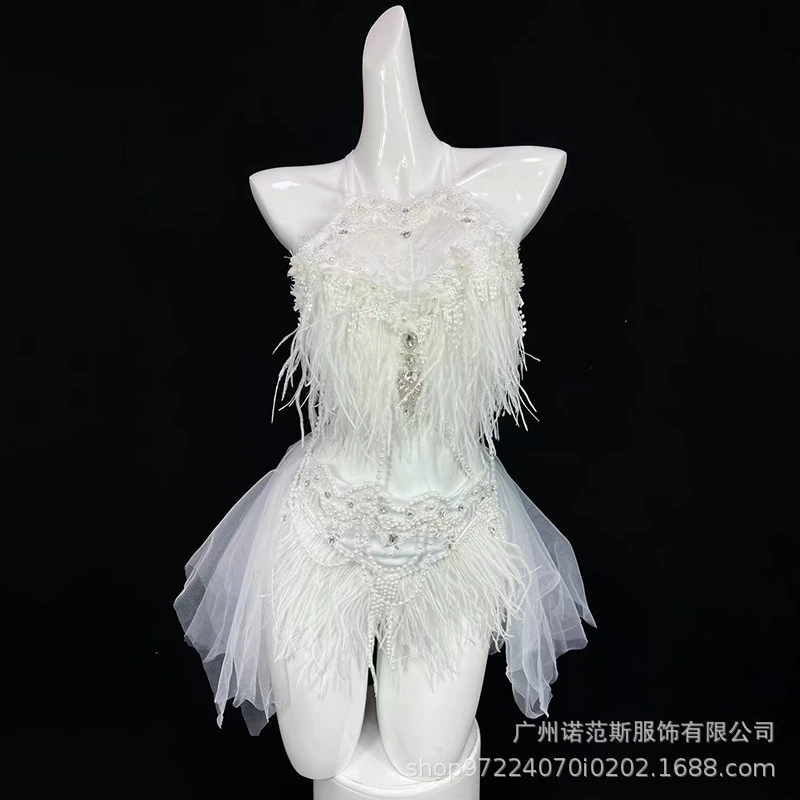 Европейская и американская мода белый сетчатый набор бикини