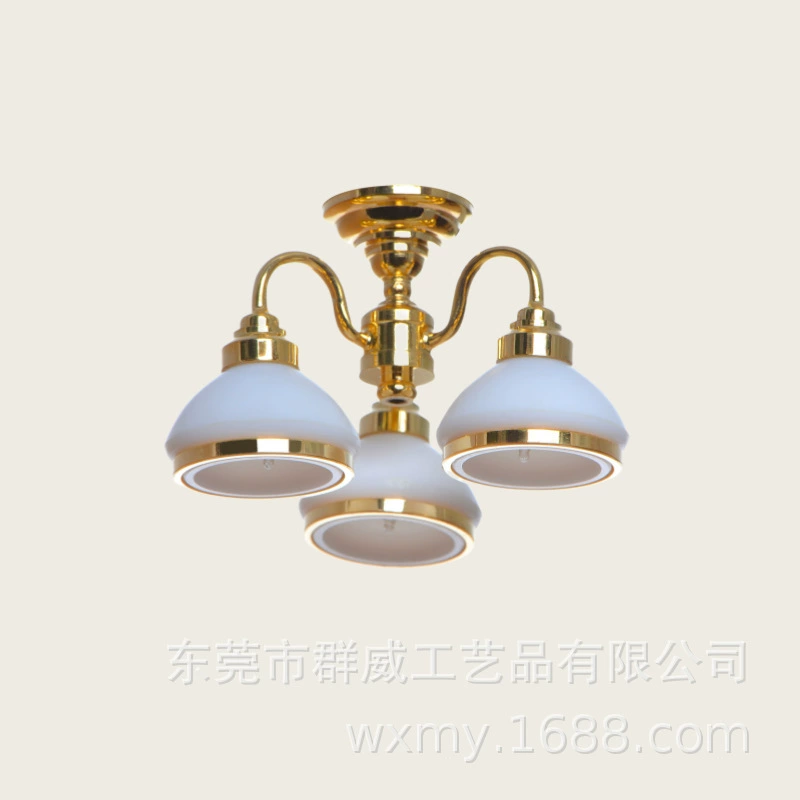 Микроминиатюрный 12-балльный кукольный домик аксессуары люстра Dollhouse мебельные аксессуары могут быть включены